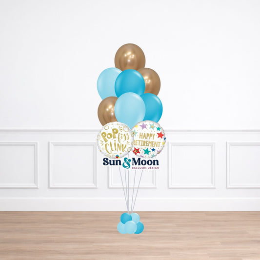 Blue Skies Retirement Celebration Bouquet