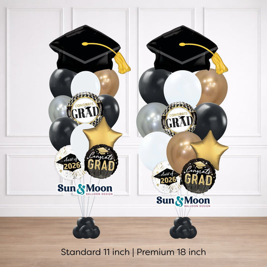graduation signature balloon bouquet size comparison walkersville md
