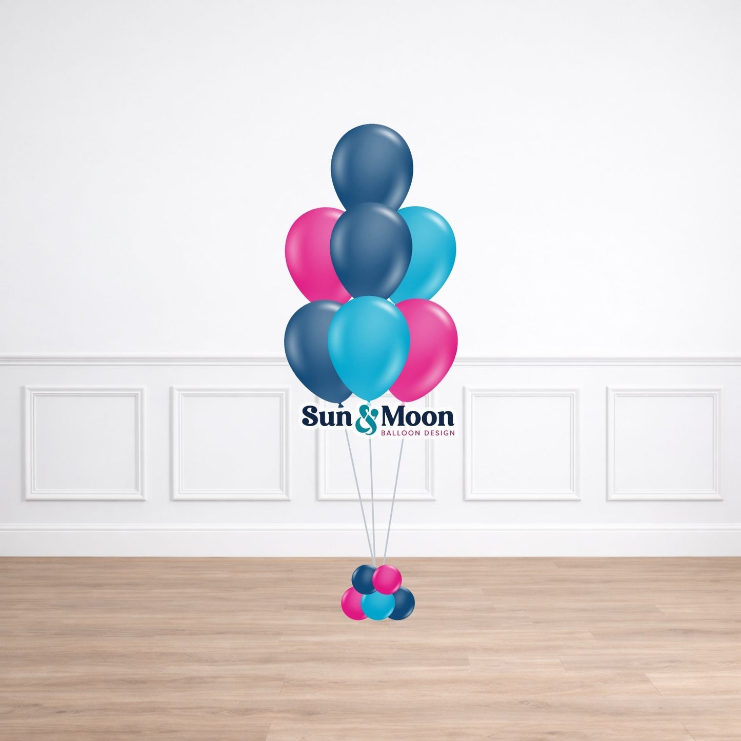Festive latex balloon bouquet with bright party balloons Walkersville Maryland
