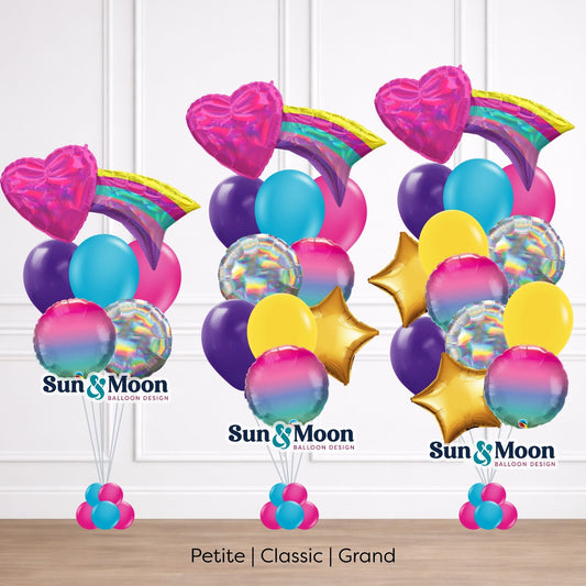 starlight rainbow showcase balloon bouquet tier comparison new market md