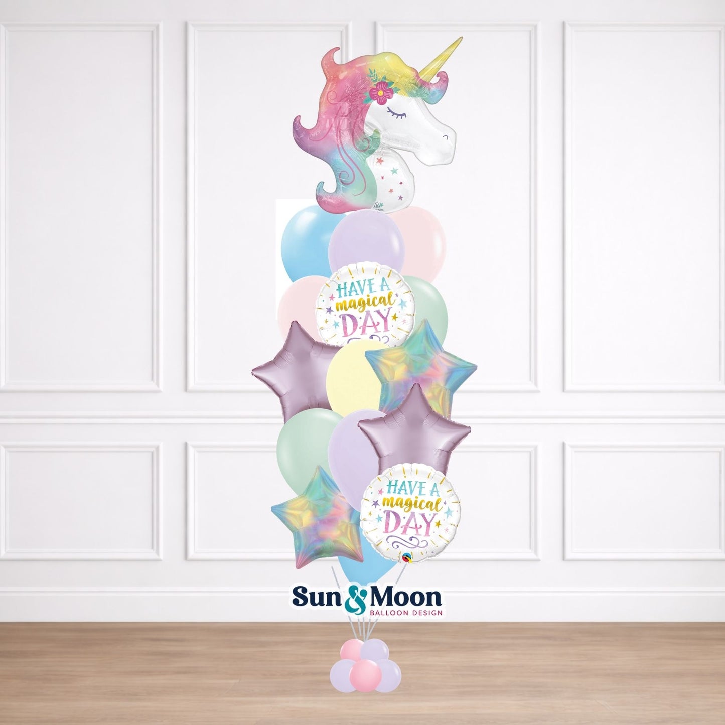 unicorn magic signature balloon bouquet grand new market md