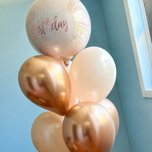 Blush Birthday Orbz Bouquet