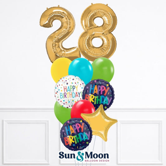 Bright Wish Double Number Bouquet