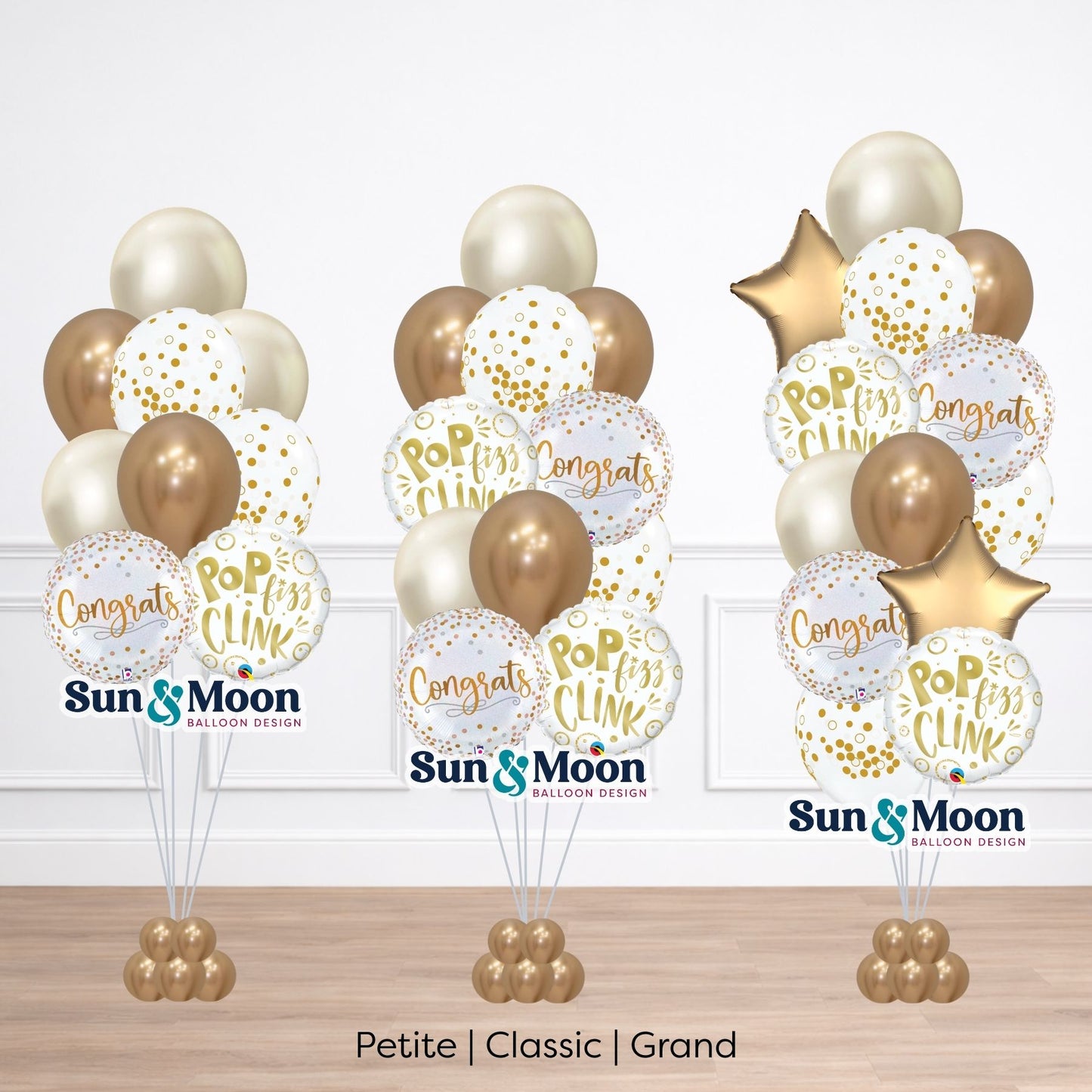 Cheers celebration balloon bouquet with festive party balloons Frederick Maryland