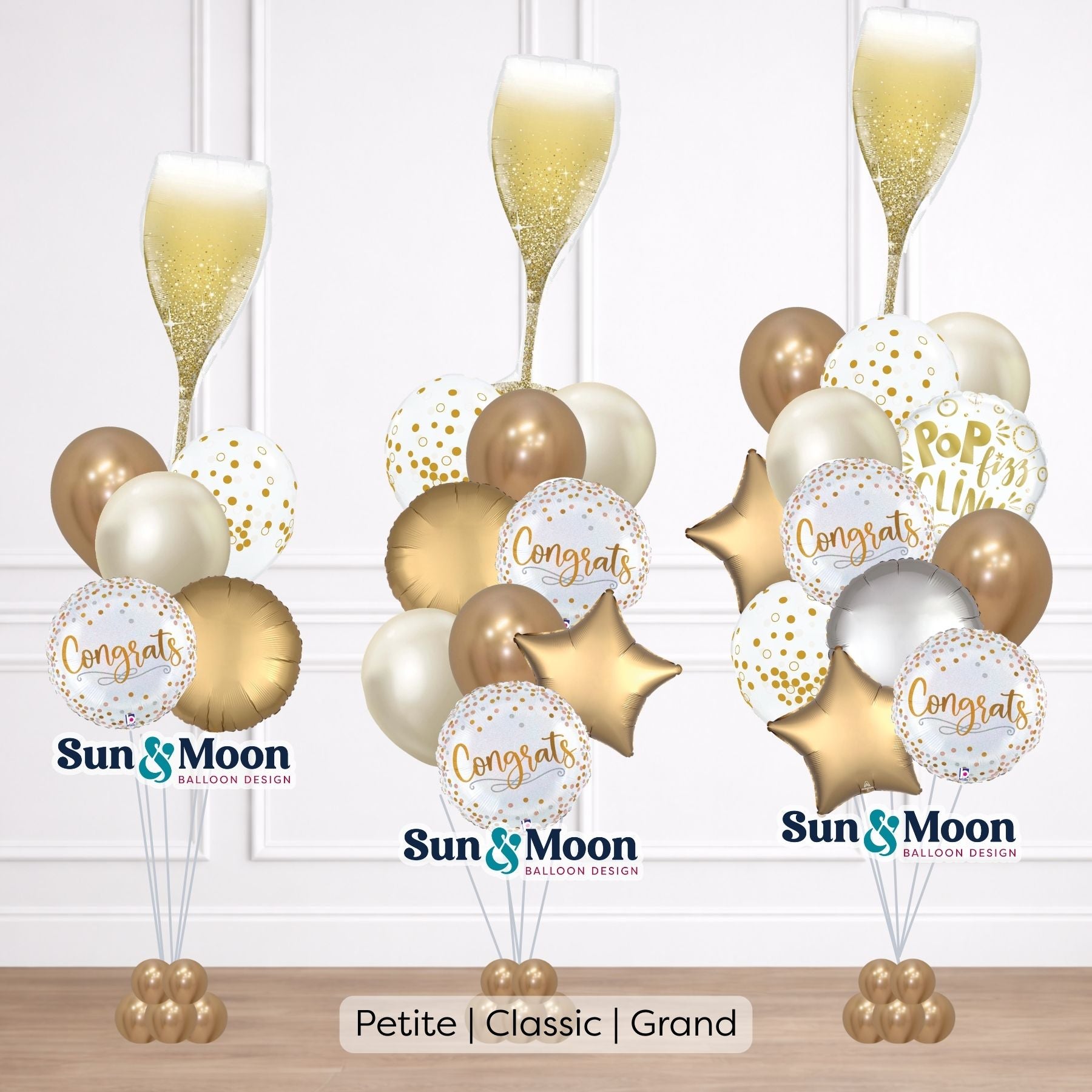 Cheers showcase balloon bouquet with festive celebration balloons Frederick Maryland