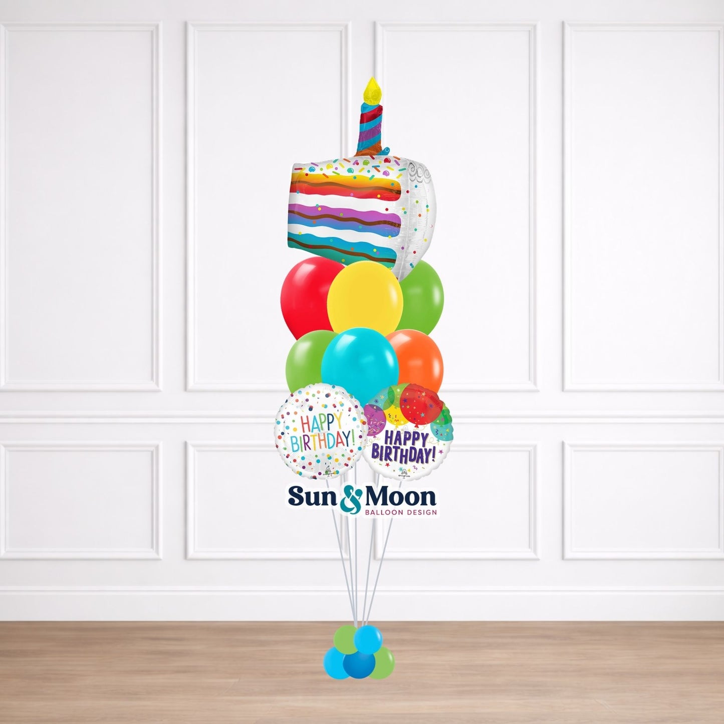 confetti cake signature balloon bouquet petite ijamsville md