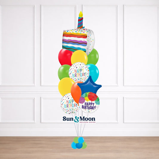 confetti cake signature balloon bouquet classic walkersville md