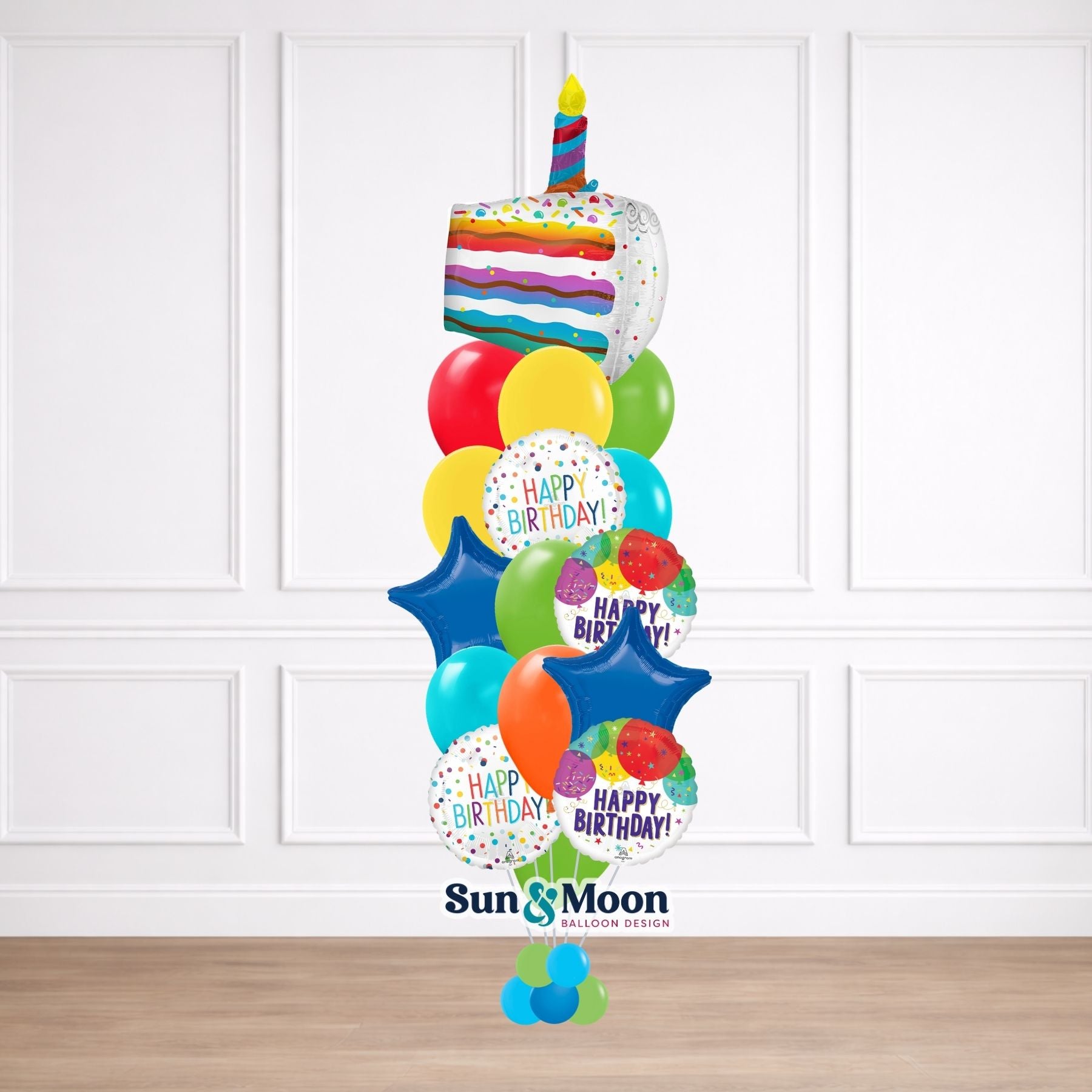 confetti cake signature balloon bouquet grand middletown md