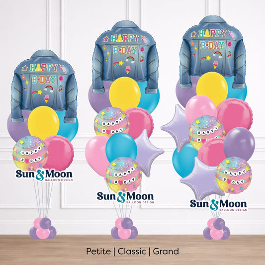 denim dreams showcase balloon bouquet tier comparison ijamsville md