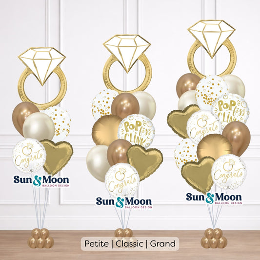 Forever showcase balloon bouquet with romantic balloons for love celebrations Frederick Maryland