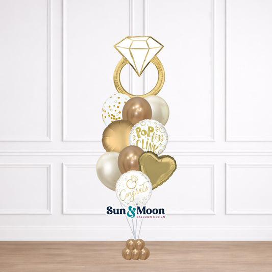 Romantic balloon bouquet for anniversaries and love celebrations Urbana Maryland