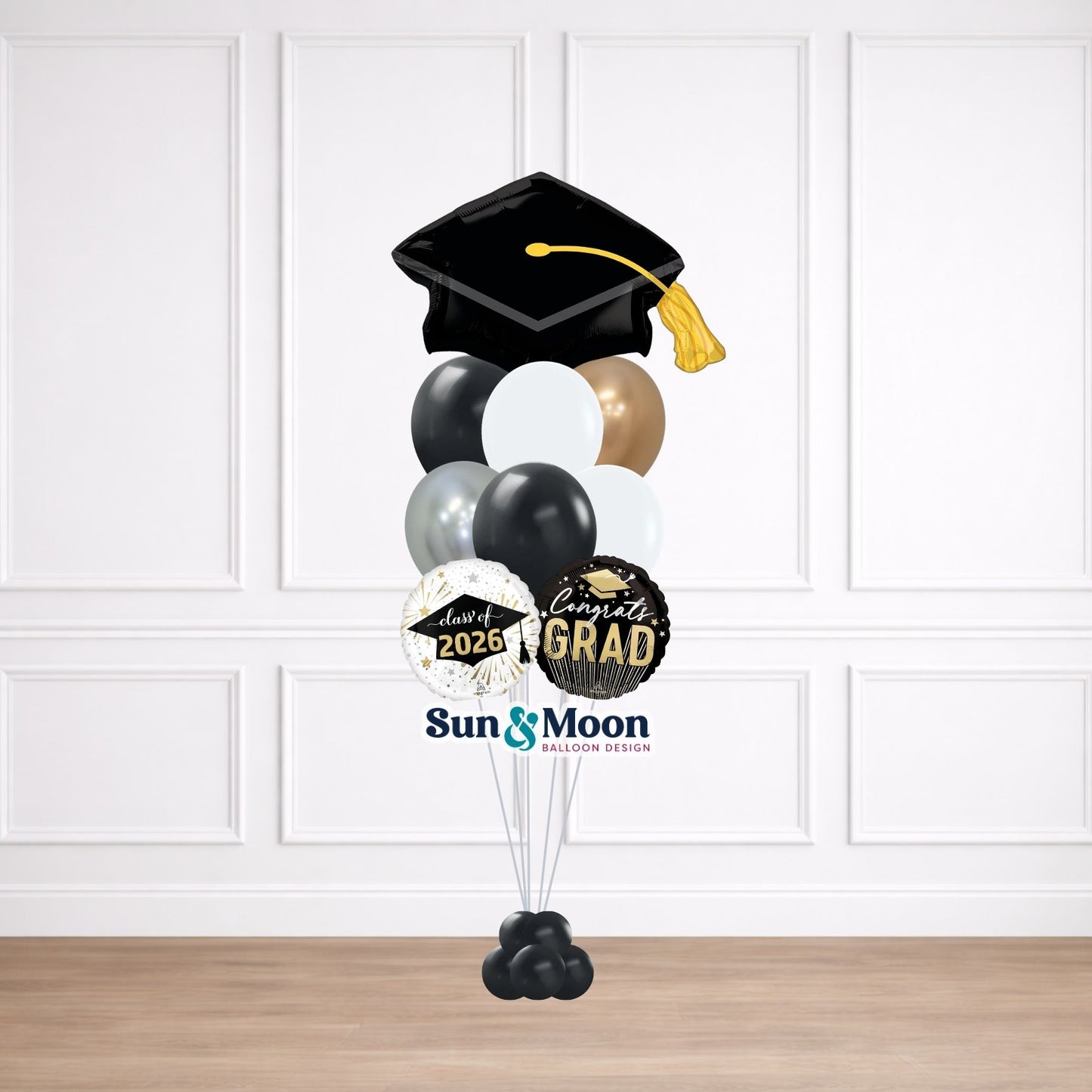 graduation signature balloon bouquet petite frederick md