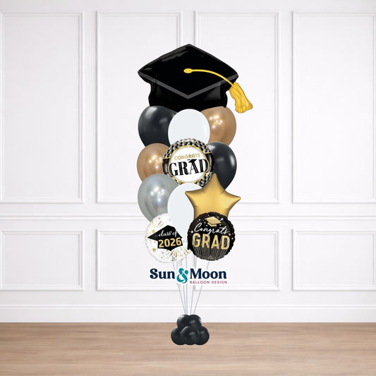 graduation signature balloon bouquet alternate view new market md