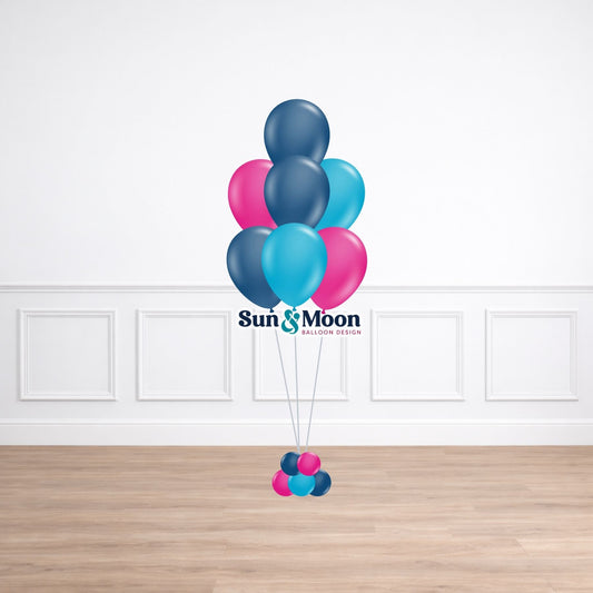 Helium latex balloon bouquet for birthdays and celebrations Monrovia Maryland