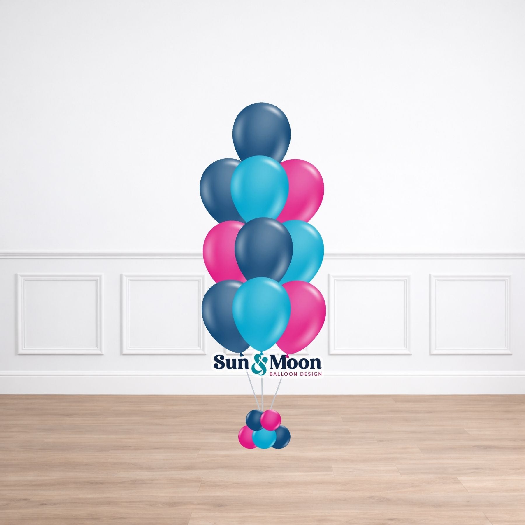 Festive latex balloon bouquet with bright party balloons Walkersville Maryland