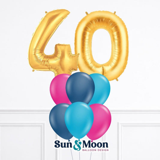 Latex Double Number Bouquet