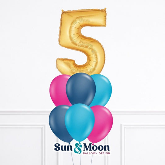 Latex Single Number Bouquet