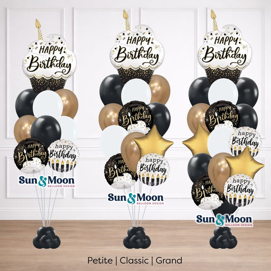 midnight cupcake signature balloon bouquet tier comparison ijamsville md