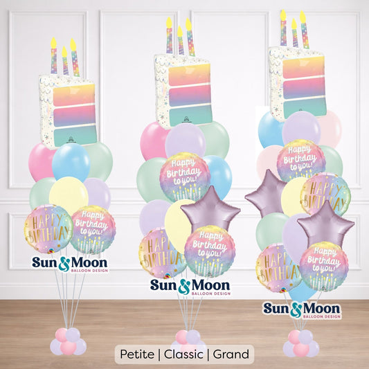 pastel sugar signature balloon bouquet tier comparison new market md
