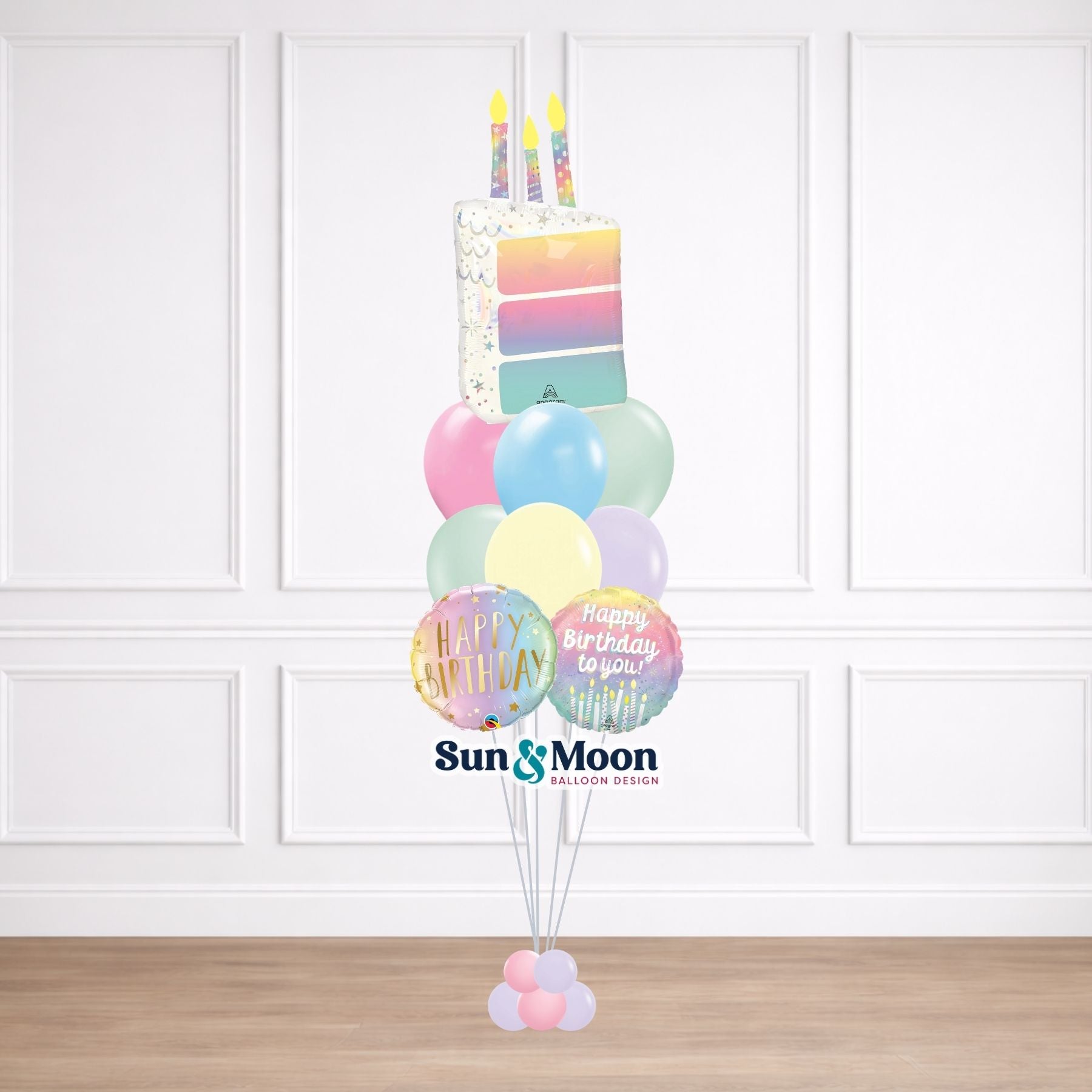 pastel sugar signature balloon bouquet petite urbana md