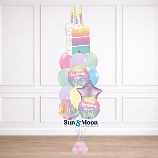 pastel sugar signature balloon bouquet classic ijamsville md