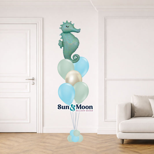 seahorse splash spotlight balloon bouquet walkersville md