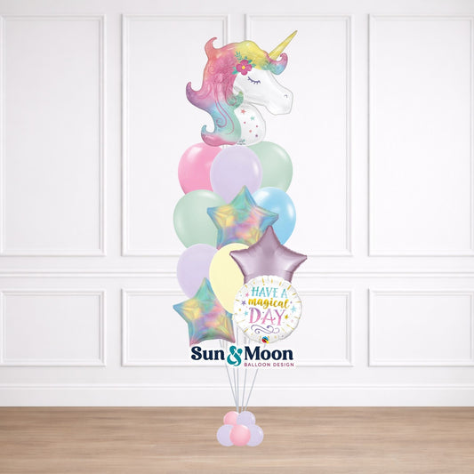 unicorn magic signature balloon bouquet classic frederick md